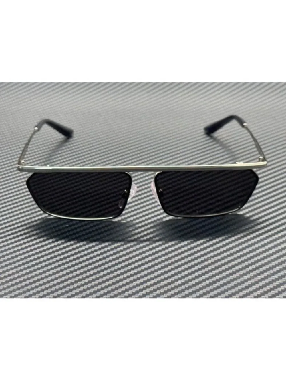 New Dolce & Gabbana Men Silver Matte Black Sunglasses 60-14-145